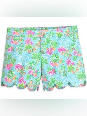 Lilly Pulitzer x Disney Buttercup Shorts 12 NWT